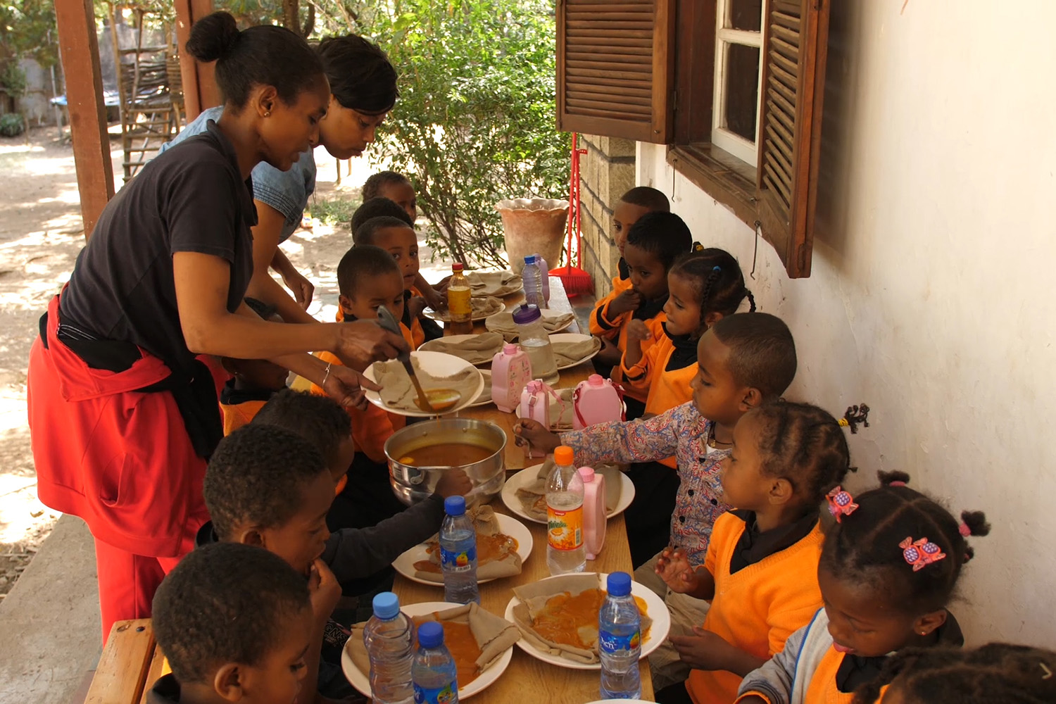 Äthiopien Mittagessen